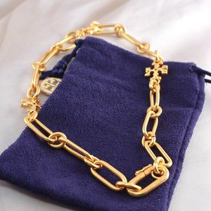 Tory Burch Roxanne Chain Short Necklace BRAND NEW
